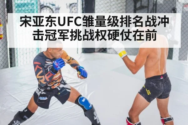 宋亚东UFC雏量级排名战冲击冠军挑战权硬仗在前